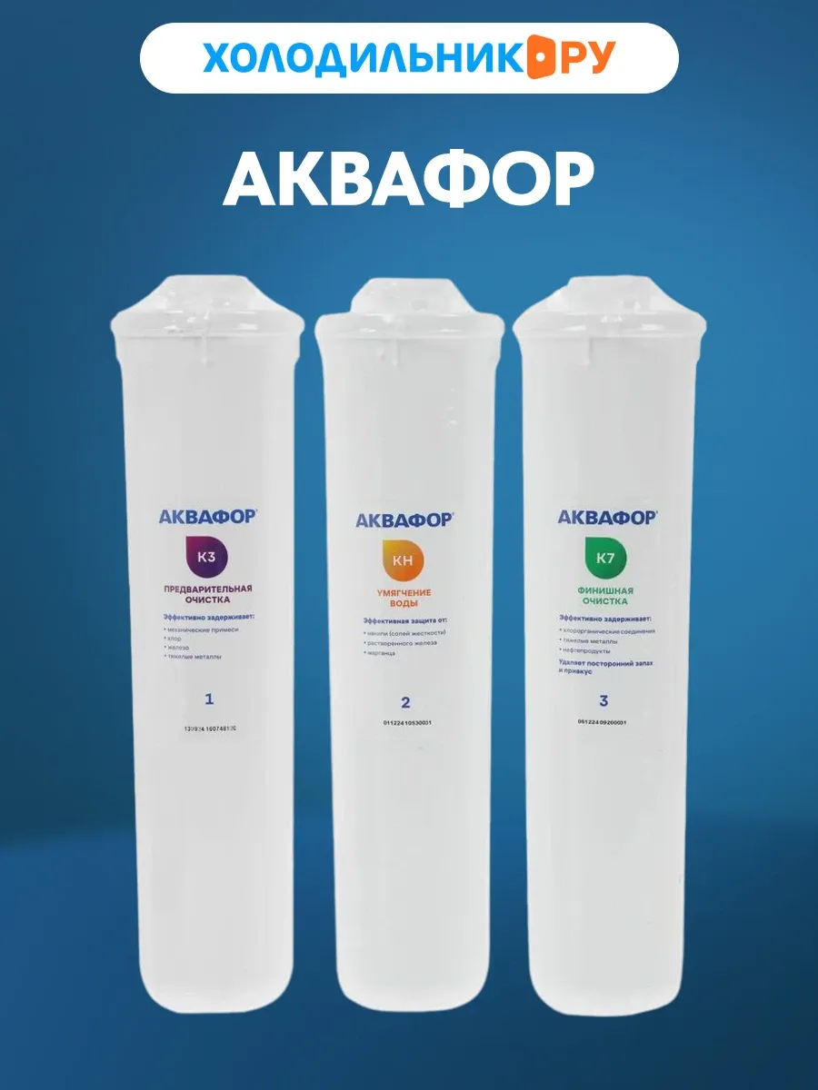 Сменный модуль для систем фильтрации воды Аквафор К3-КН-К7