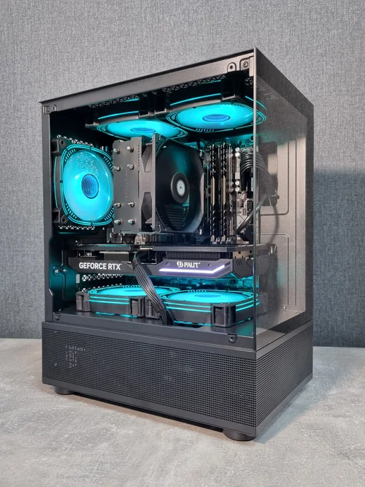 Techno РС Игровой компьютер Форс V1 i5-12400F RTX 5050, черный, фото 7