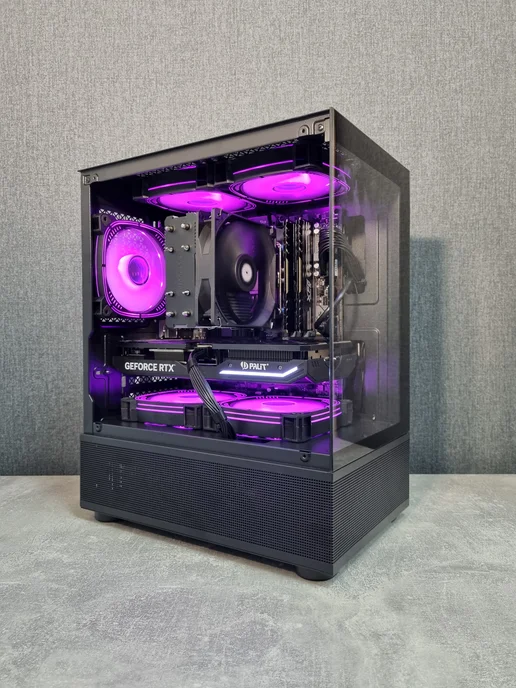 Techno РС Игровой компьютер Форс V1 i5-12400F RTX 5050, черный, фото 8