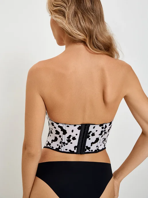 Infinity Lingerie Топ корсет вечерний утягивающий Круэлла, черный, фото 3