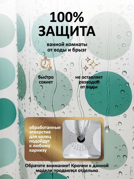 SWENSA Штора для ванной 180х180 см белая, вариант, фото 5