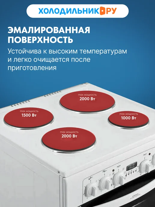 GEFEST Электроплита Брест ЭПНД 6140-03, белый, фото 3