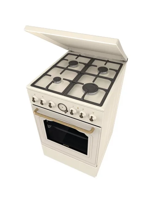 Gorenje Комбинированная плита GKS5B70CLI, бежевый, фото 2