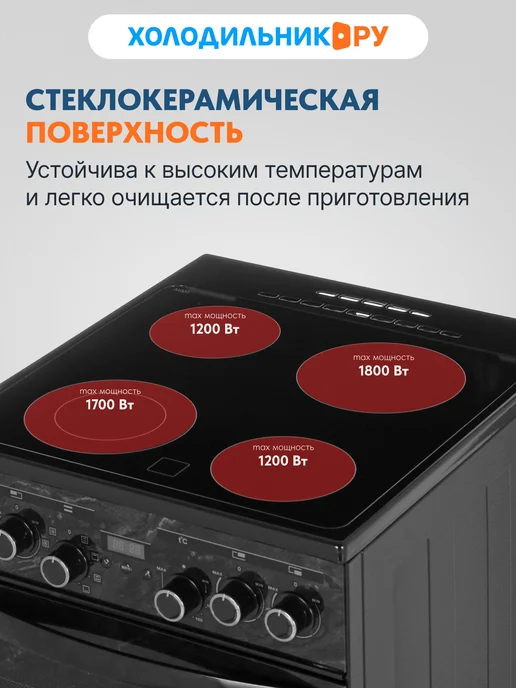 GEFEST Электроплита ЭПНД 5560-03 0053, черный, фото 3