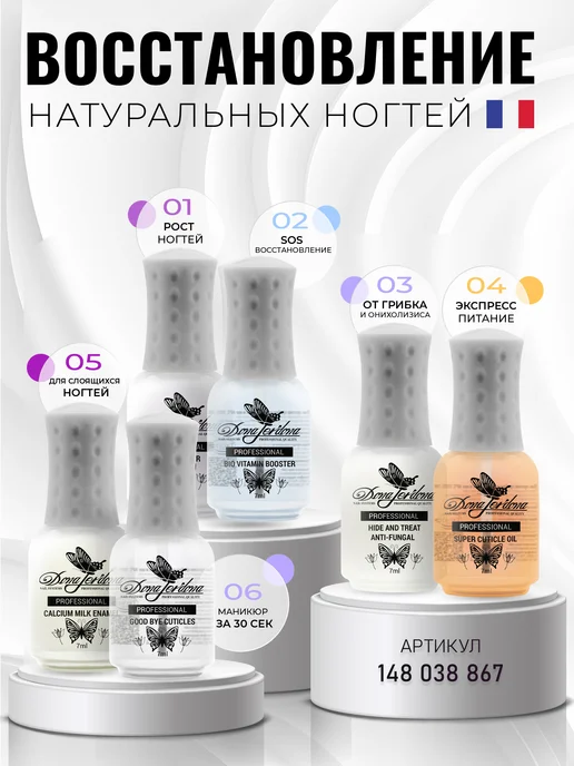 Dona Jerdona Топ для ногтей глянцевый Top Coat, вариант, фото 5