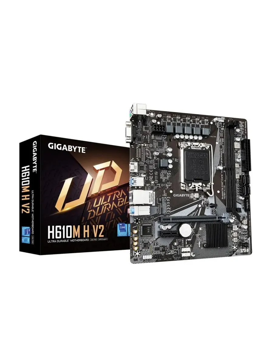 Gigabyte Материнская плата H610 S1700 MATX H610M H V2