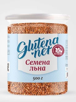 Семена льна без глютена 500гр glutena.net 284452971 купить за 227 ₽ в интернет-магазине Wildberries