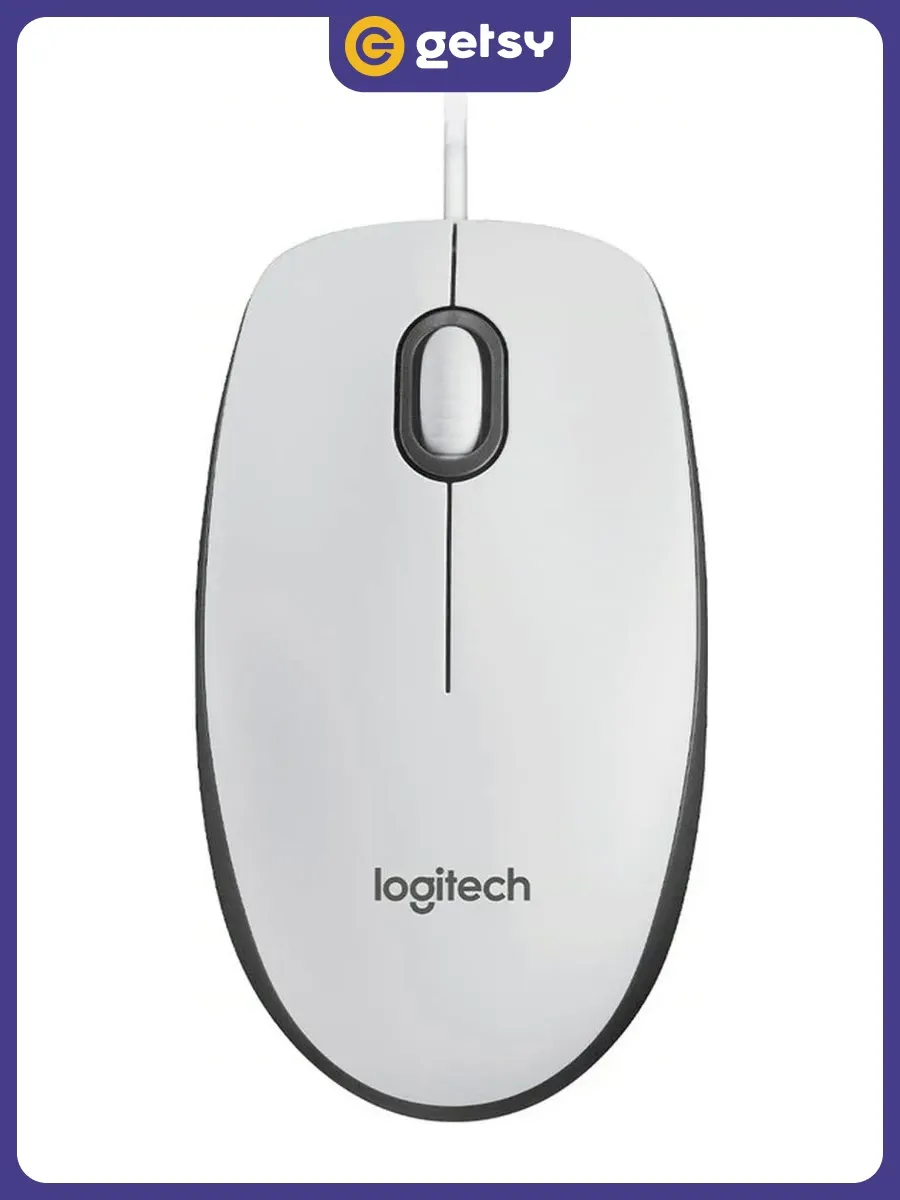 LOGITECH Мышь M100 White