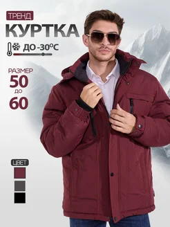 Куртка зимняя с капюшоном KINGSO MENS 284461268 купить за 5 775 ₽ в интернет-магазине Wildberries