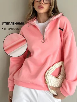 Свитшот теплый поло полузамок y2k на молнией у2к NIXEDO 284513342 купить за 1 195 ₽ в интернет-магазине Wildberries