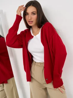 Кардиган вязаный оверсайз на пуговицах кофта Buy & Style 284521211 купить за 2 175 ₽ в интернет-магазине Wildberries