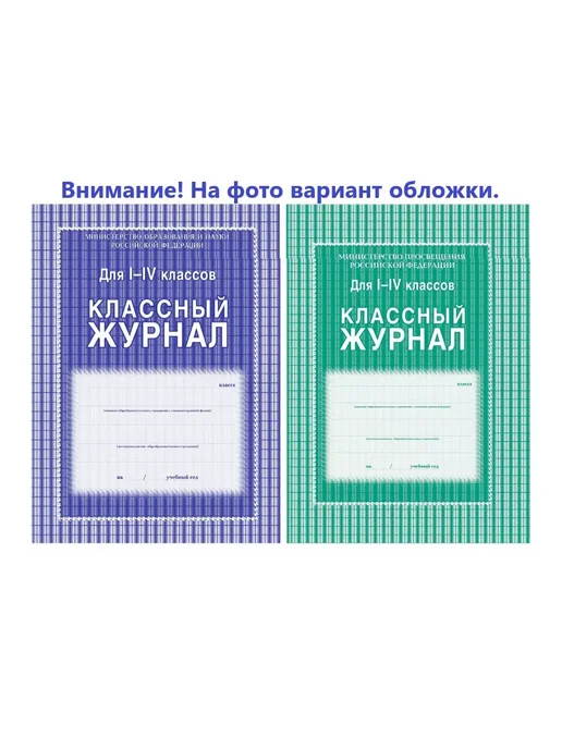 Издательство Учитель Классный журнал для 1-4 классов. КЖ-33, вариант, фото 2