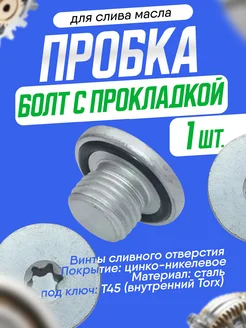 Пробка (болт) поддона с прокладкой M14x1 5 мм (2 шт )