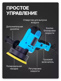 Полировальная машина для автомобиля детейлинг набор Vexel 284590934 купить за 2 073 ₽ в интернет-магазине Wildberries