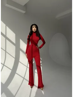 Костюм вечерний брючный Oh KiKi Collection 285057941 купить за 3 310 ₽ в интернет-магазине Wildberries