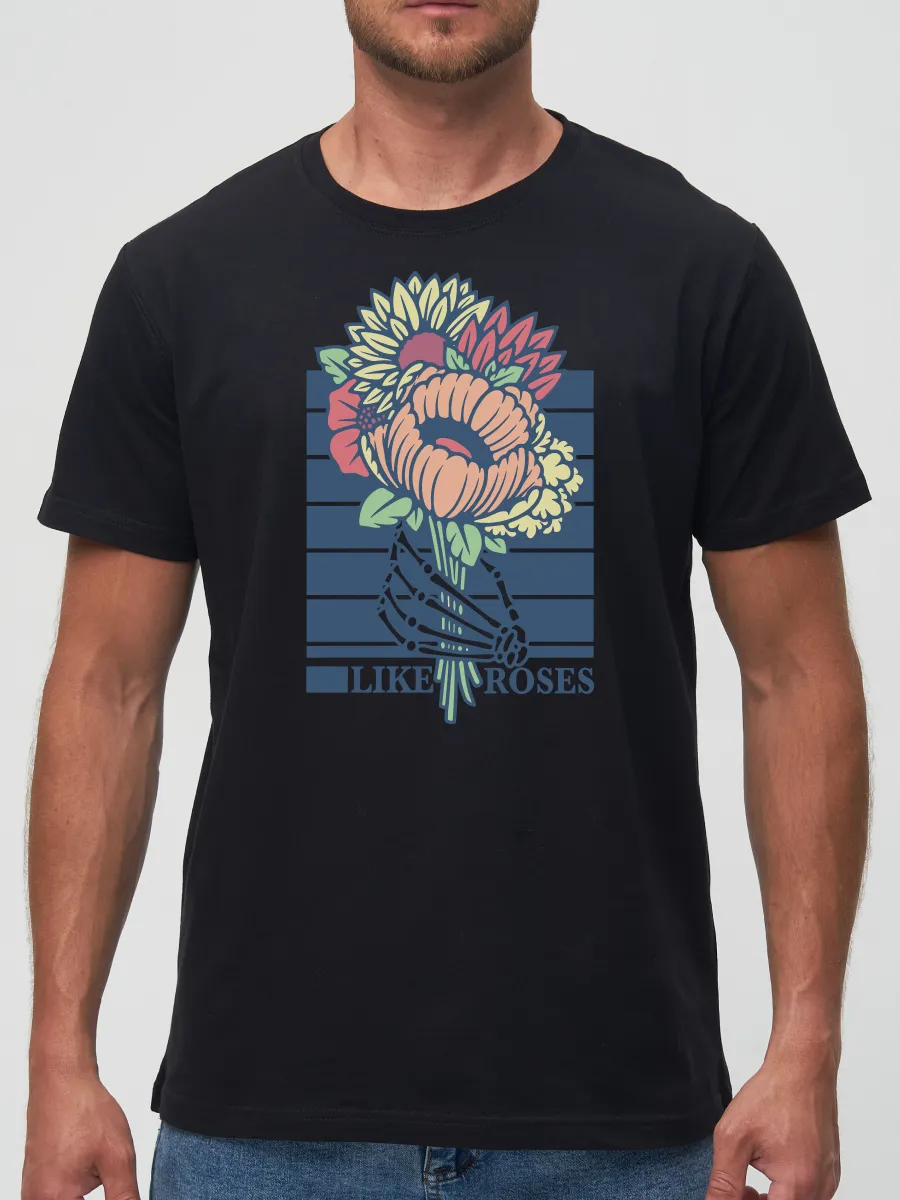 Футболка Flower tee рок