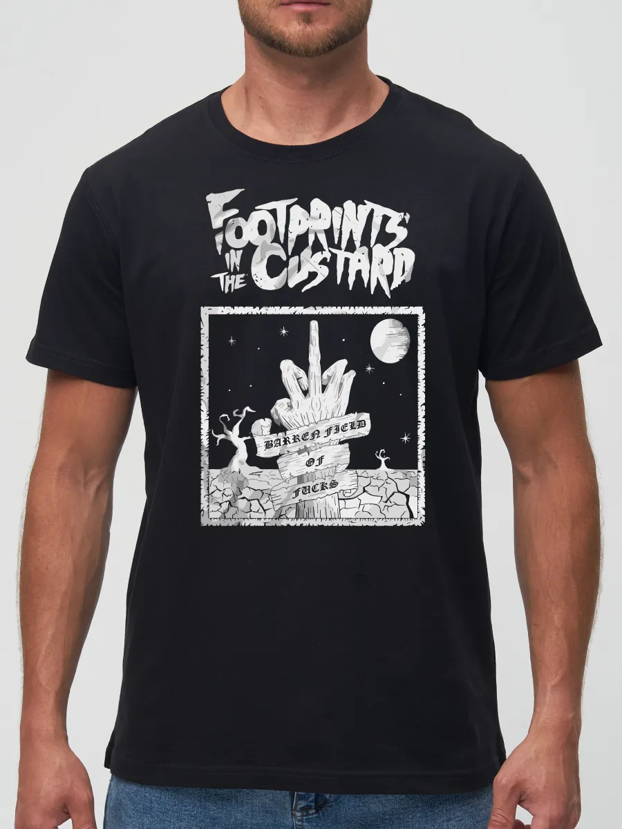 Футболка Footprints in the custard метал