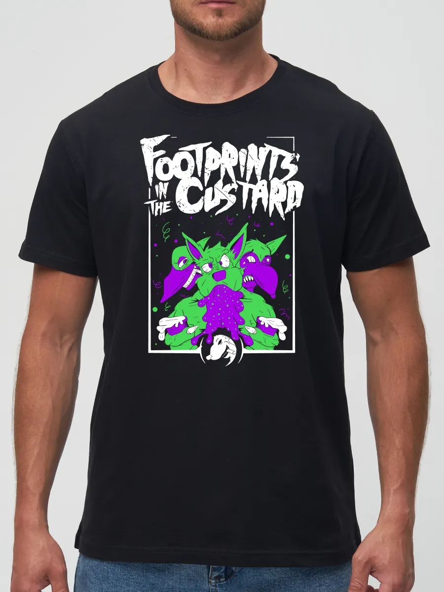 Футболка Footprints in the custard метал