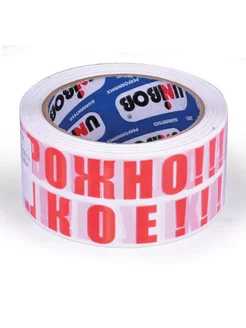 Клейкая лента упаковочная, 50 мм х 66 м, белая, надпись "ОСТ UNIBOB 285085483 купить за 635 ₽ в интернет-магазине Wildberries