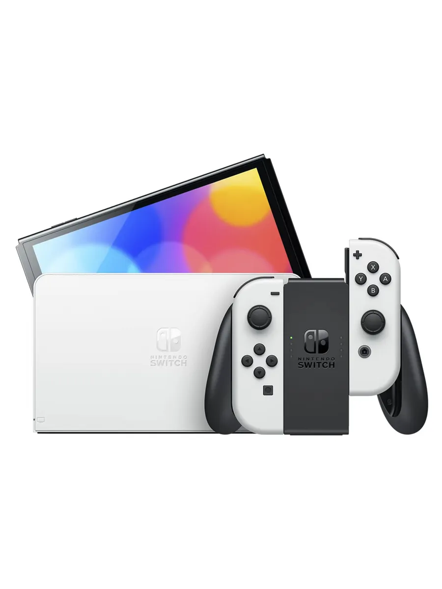 Nintendo Игровая приставка Switch OLED 64 ГБ, белый