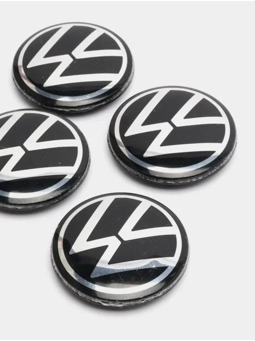 bwacessories Колпачки на диски Volkswagen 65 мм Заглушки в диски VAG 4шт, 4 шт, фото 5