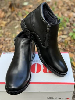 Ботинки кожаные зимние с мехом Ross_Shoes 285375527 купить за 3 967 ₽ в интернет-магазине Wildberries