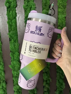 Термокружка Hello Kitty Lilac 1180 мл 40 oz Stanley 285432240 купить за 2 842 ₽ в интернет-магазине Wildberries