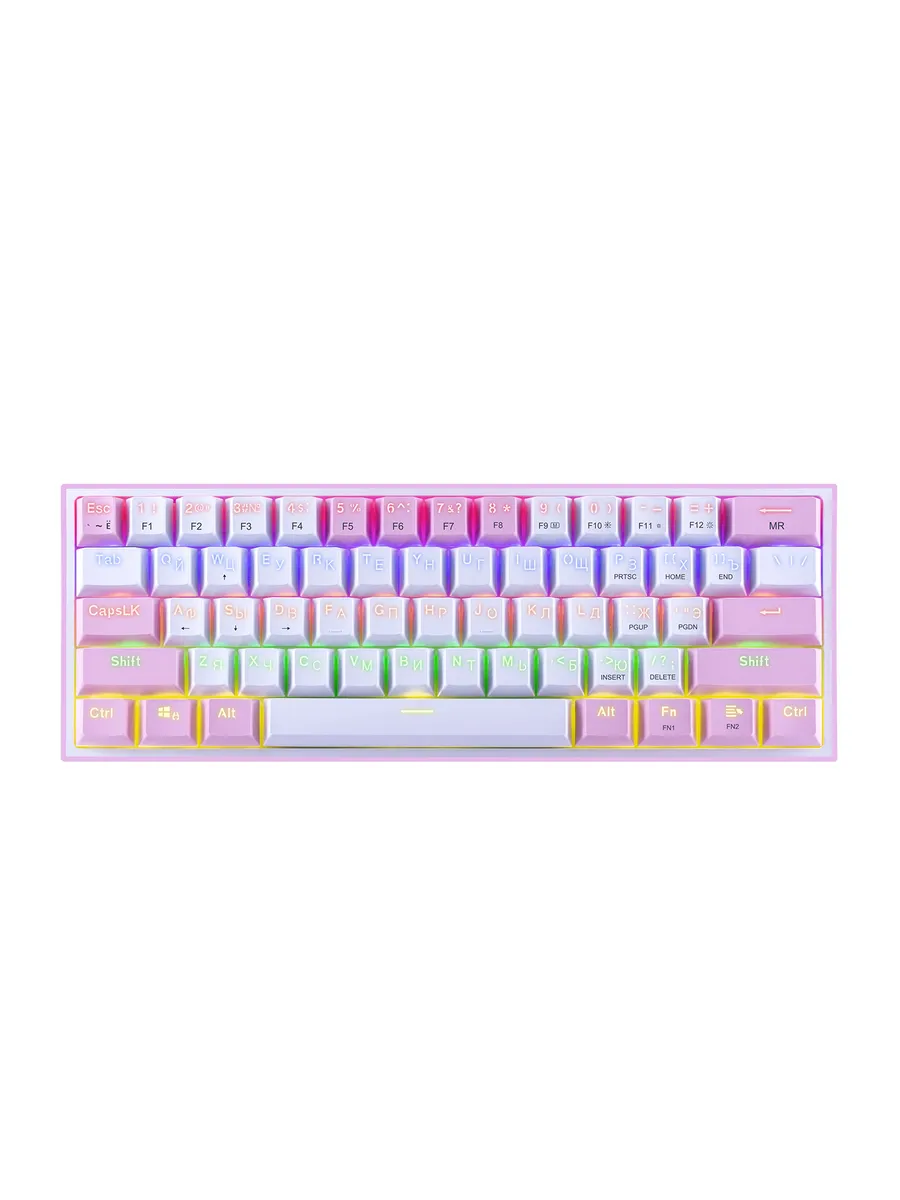 Клавиатура USB, Fizz, mechanical, pink