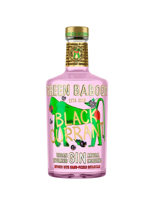 Green Baboon Джин Blackcurrant 0,5 л, 500 мл