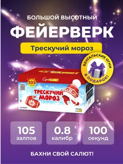 Салют Трескучий мороз на 105 залпов СУПЕР САЛЮТ 285830375 купить за 6 712 ₽ в интернет-магазине Wildberries