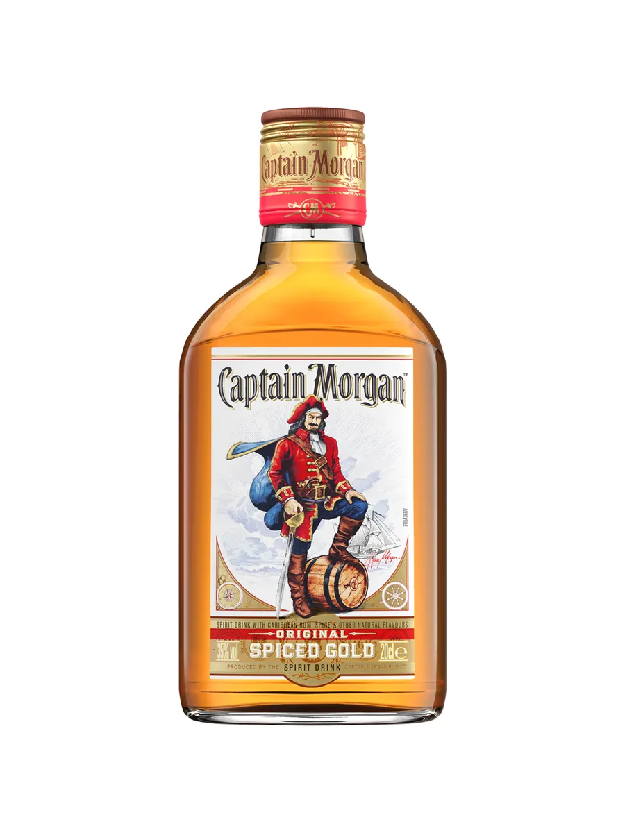 Напиток спиртной Captain Morgan Original Spiced ром 0,2 л