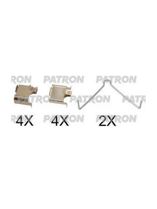 PATRON Комплект монтажный тормозных колодок дисковых MAZDA 323 C IV, вариант