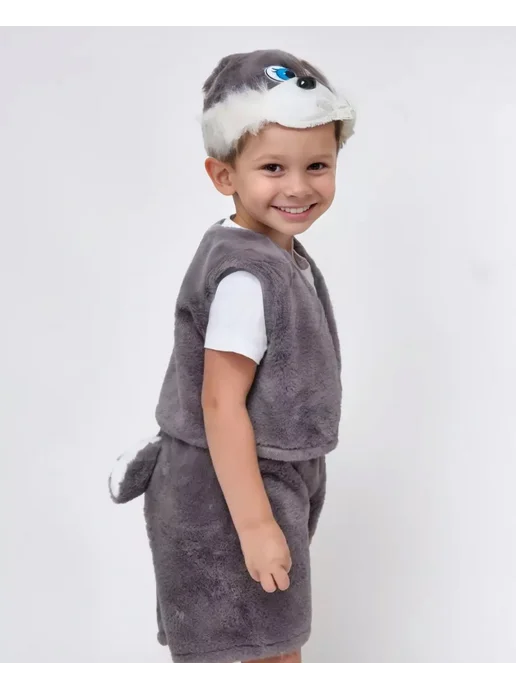 Happy Shop Карнавальный костюм для мальчика девочки Зайчик, вариант, фото 2