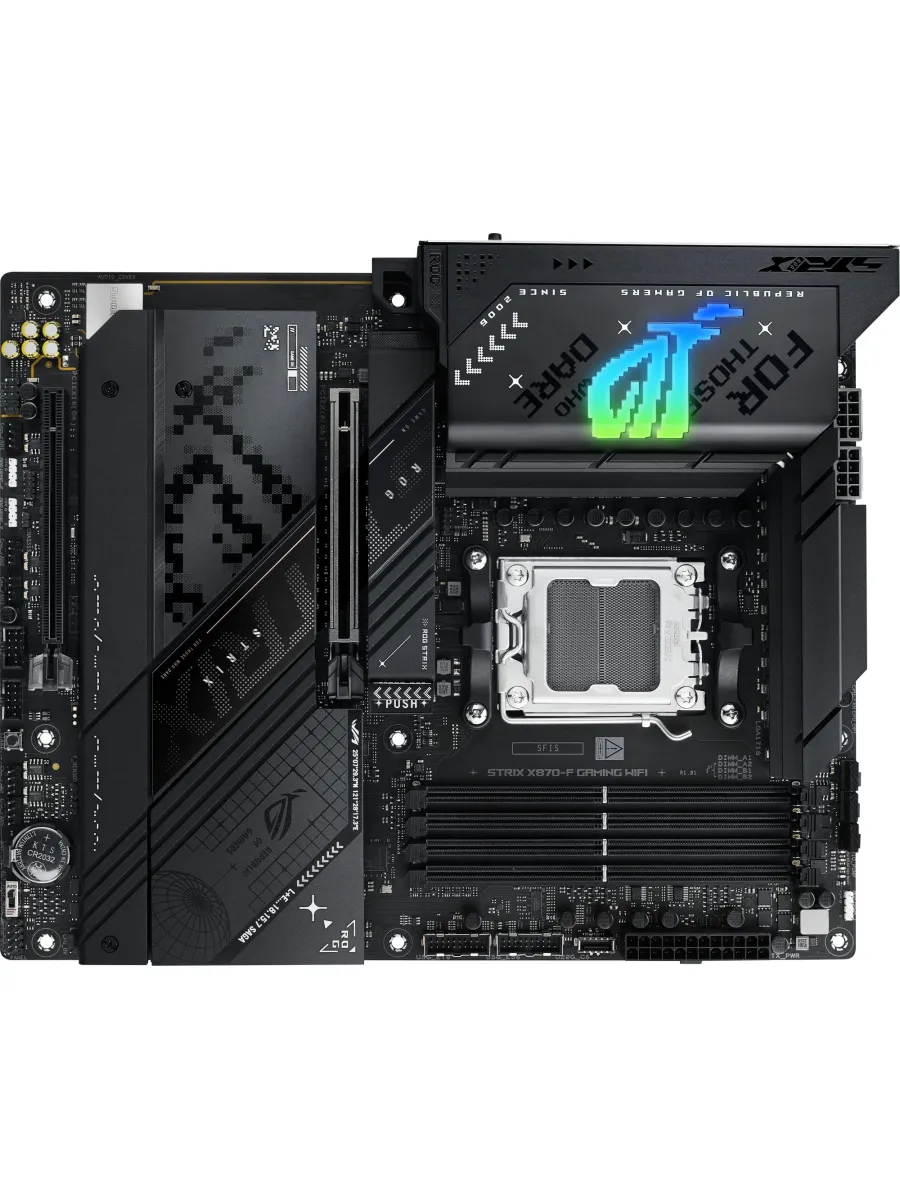 Asus Материнская плата am5 DDR5 ROG STRIX X870-F AMD X870 WIFI