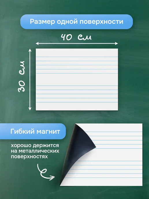 Выручалкин Разлиновка магнитная для доски Нотный стан, магнитная доски Нотный стан, фото 2