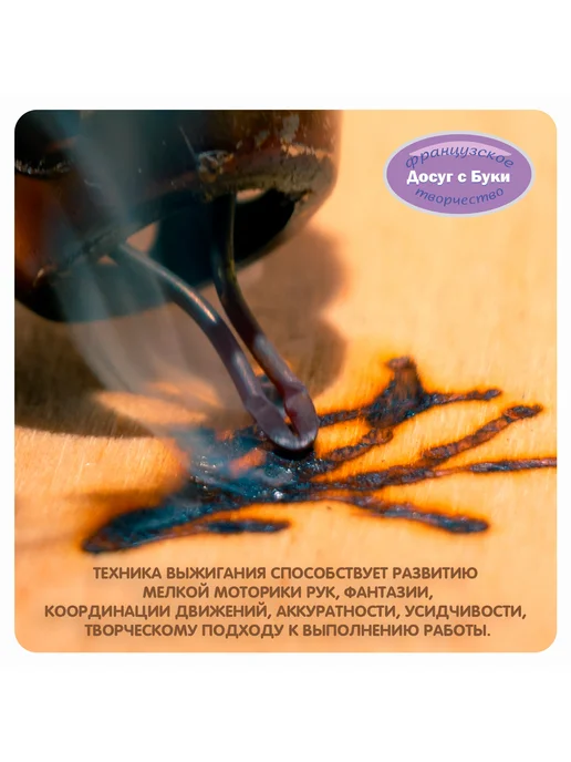 Bondibon Выжигательный аппарат с 2 основами для выжигания, вариант, фото 6