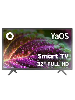 SMART Телевизор 32" c Яндекс Алисой Full HD Официальный дистрибьютор 286272868 купить за 14 420 ₽ в интернет-магазине Wildberries