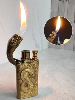 Пьезозажигалка "Кобра", двойное пламя LIGHTERS 286292453 купить за 1 268 ₽ в интернет-магазине Wildberries