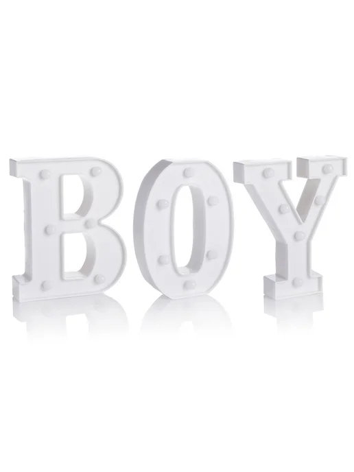 Дон Баллон Набор световых фигур BOY, 16 см. Белый, 1 шт, 1 шт