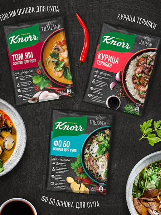 Knorr Приправа Смесь Курица Терияки со сладковато-острым соусом, вариант, фото 8