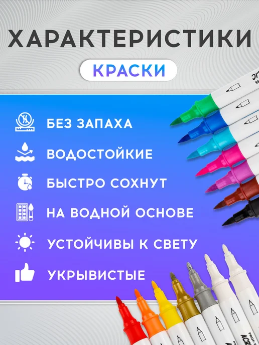 Prof-Press Маркеры для скетчинга и рисования, 14 цв., фото 7