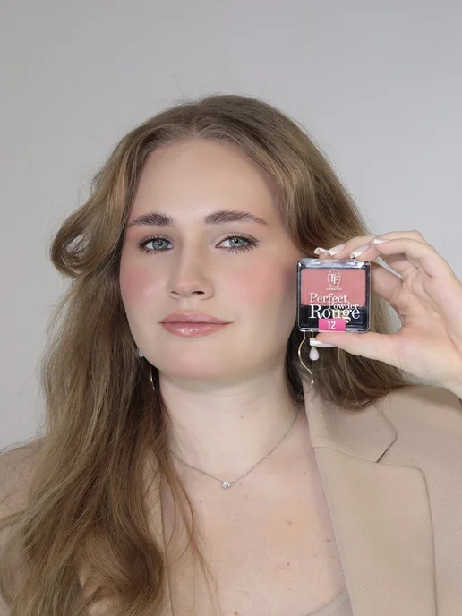 TF COSMETICS Румяна для лица Perfect Powder Rouge, розовый, фото 6
