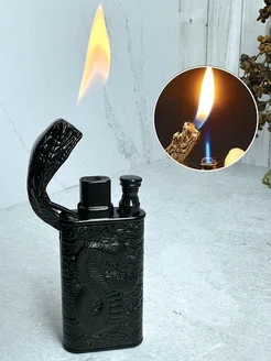 Пьезозажигалка "Кобра", двойное пламя LIGHTERS 286452896 купить за 1 268 ₽ в интернет-магазине Wildberries