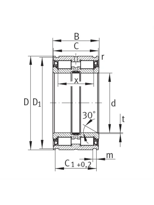 STARTEC Подшипник SL04-5006PP STC (30x55x34), 30x55x34, фото 2