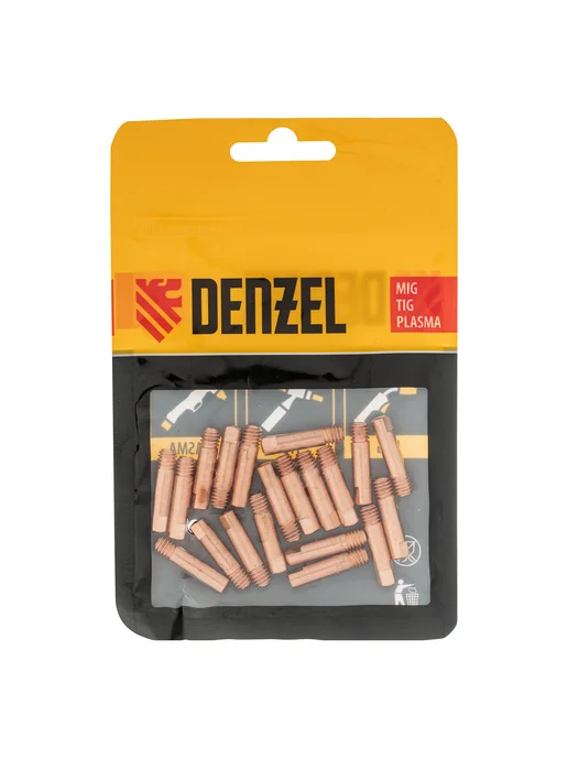 DENZEL Токосъемный наконечник под проволоку 1,2 мм, М5х24, 5x24, фото 3