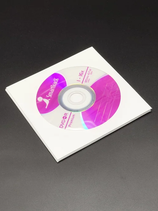 SmartTrack Диск DVD-R в конверте 4.7GB 16x, 3 штуки, 4,7 ГБ, фото 2