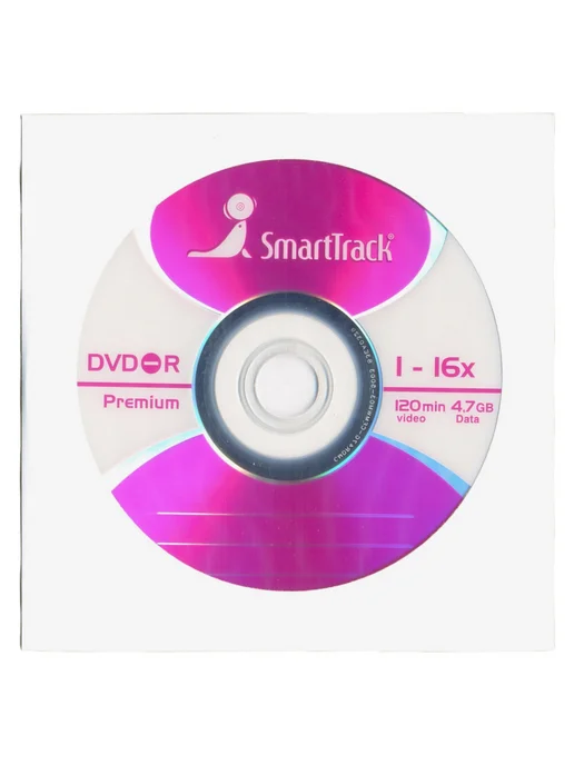 SmartTrack Диск DVD-R в конверте 4.7GB 16x, 3 штуки, 4,7 ГБ, фото 6