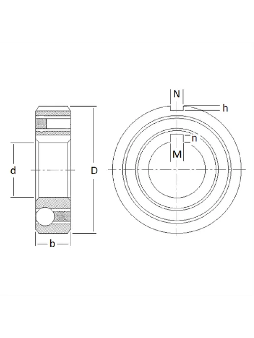 STARTEC Обгонная муфта CSK12PP-2RS STC (12x32x14), 12x32x14, фото 2