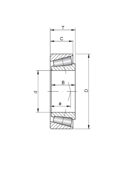 STARTEC Подшипник 342A 332.P6 STC (41.275x80x29.977), 41.275x80x29.977, фото 2
