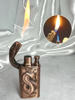 Пьезозажигалка "Кобра", двойное пламя LIGHTERS 286668293 купить за 1 268 ₽ в интернет-магазине Wildberries